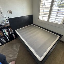 Queen bed frame (includes base)