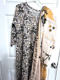 BRAND NEW! Pakistani/Indian Shalwar Kameez Summer Clothes Comfy Breathable Dress 2XL