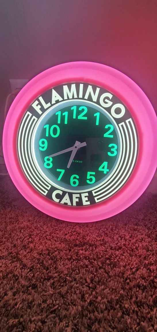 Large Vintage Bright Wall Clock