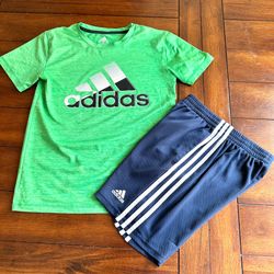 Boys Adidas Shirt and Shorts Outfit | Size 10/12