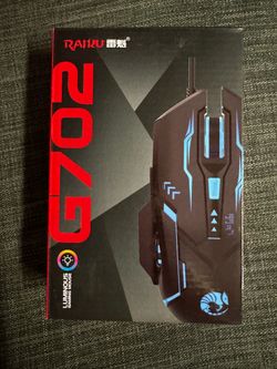 RAIKU 6702 Luminous RGB wired gaming mouse