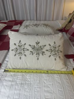 3 Small Christmas Decorative Pillow $20 For The 3