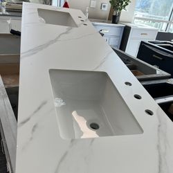 73” Countertop Only For Bathroom Vanity 