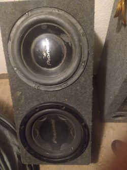 Two pioneer 12s in a good box