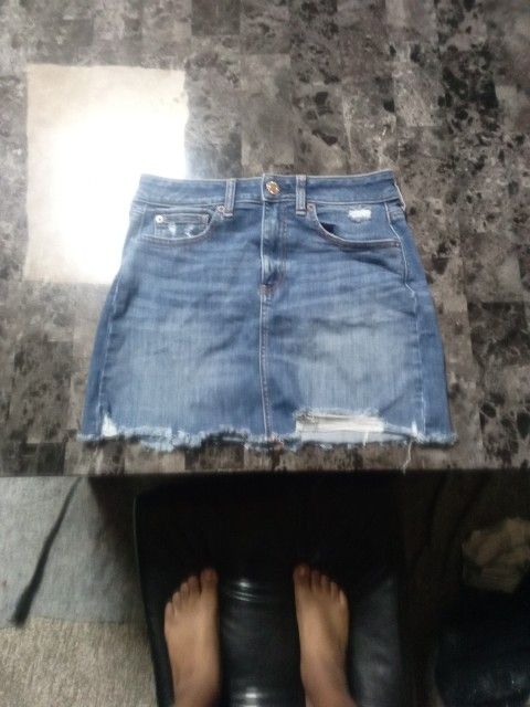 Blue Jean Skirt