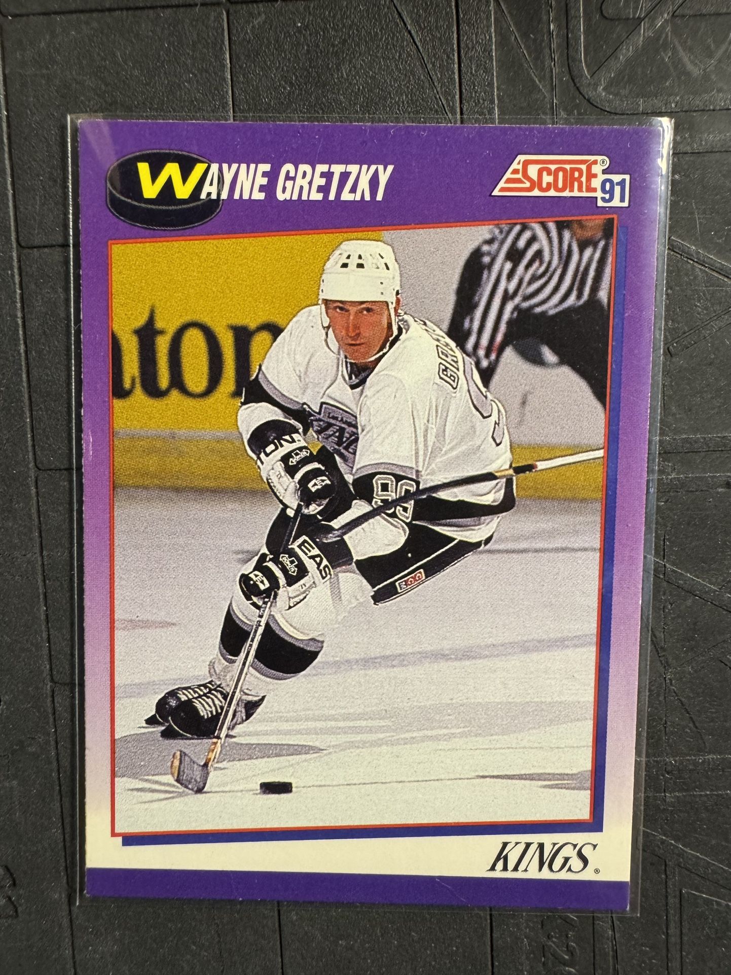 RARE-1991-92- U.S. SCORE -WAYNE GRETZKY HOCKEY CARD #100 LA KINGS