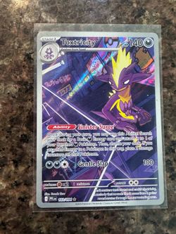 Toxtricity Pokemon card
