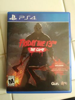 Friday The 13th Ps4 game
