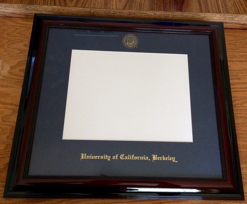 UC Berkeley Official Diploma Frame