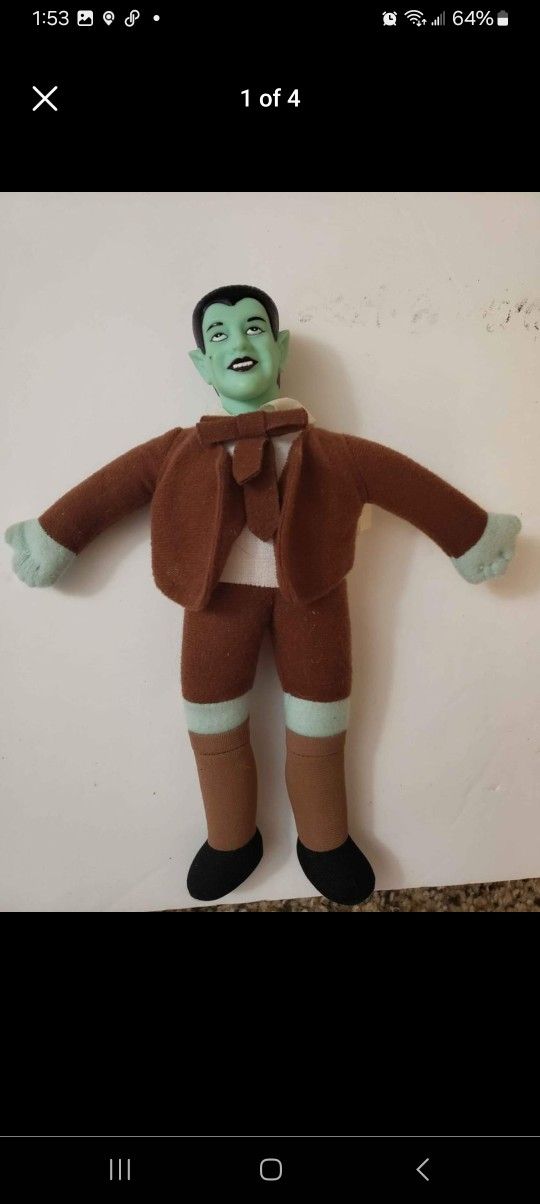 Eddie Munster Vintage Collectors Plush For Sale 