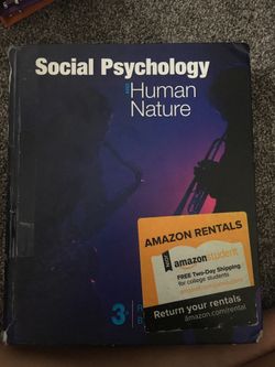 Social psychology textbook