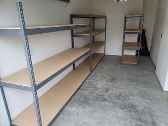 Garage Office Storage Room Rack Shelving 96x24 Boltless Shelves Stronger Than Homedepot Lowes Costco And Ivar Systems Delivery Available