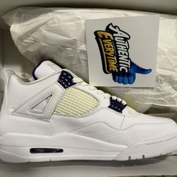Jordan 4 Purple Metallic White DS OG ALL 
