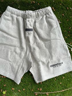 Essentials shorts, color:dark oatmeal, size: medium