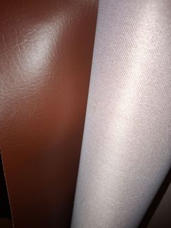 Remnant Roll of Brown Vegan Leather