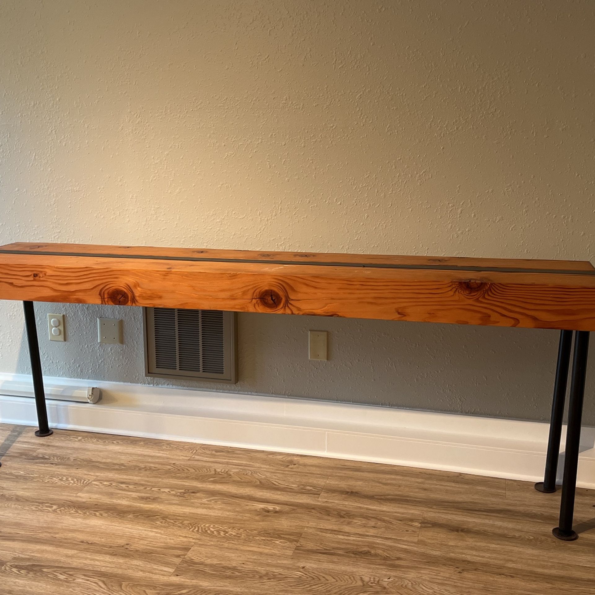 Modern Industrial Console Table
