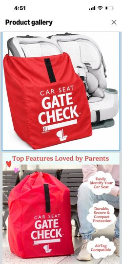 2 car seat travel bags