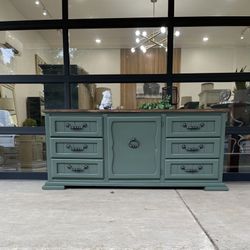 Stanley Green Dresser, Solid Wood