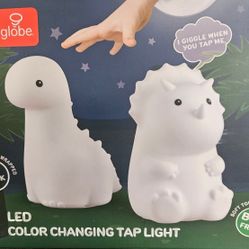 Silicone Talking LED Dinosaur Toy Night Light 