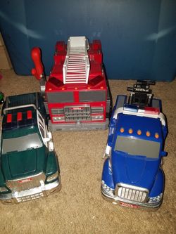 Tonka trucks lot