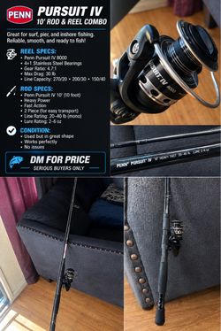 Penn Pursuit IV 10' Rod & Reel Combo