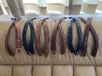 Men’s Leather And Nylon Webbing Belts