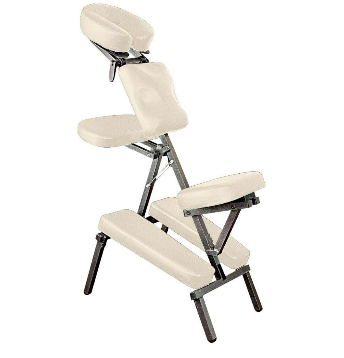 NRG Grasshopper Portable Massage Chair - Fully Adjustable Seat, Chest Pad, Head Cradle and Arm Supports - Lightweight Chair, Compacts for Easy Transpo