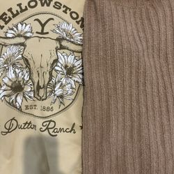 M Yellowstone Sweatshirt, Crewneck Universal Thread Sweater