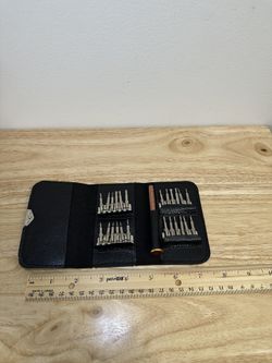 🔧 24-Piece Precision Screwdriver Set – Copper Finish – Leather Case! 🔧