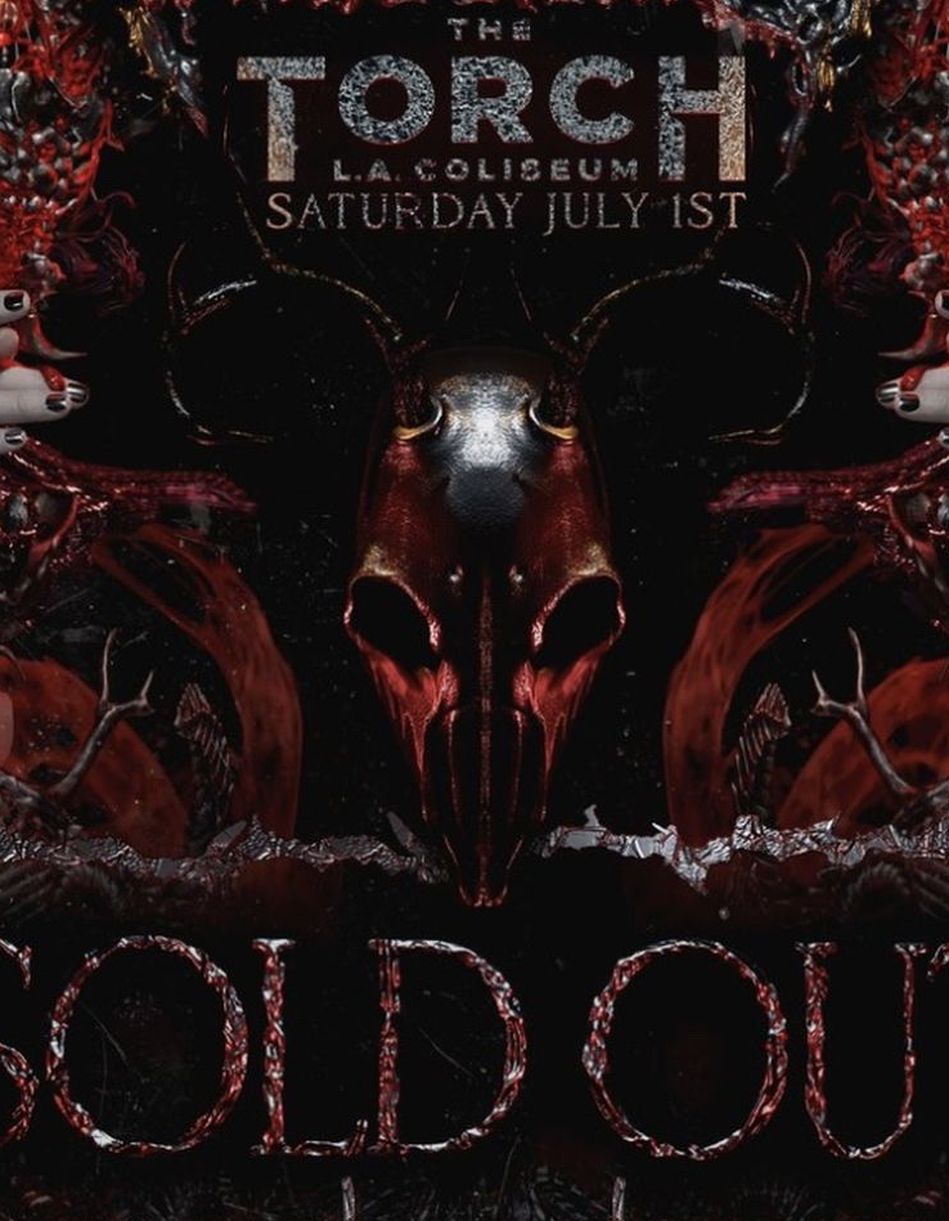2 Tickets Svdden Death Voyd The Torch La Colliseum July 1st