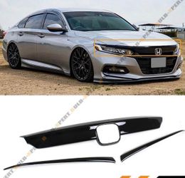 Glossy black front grill for Honda accord 18-22
