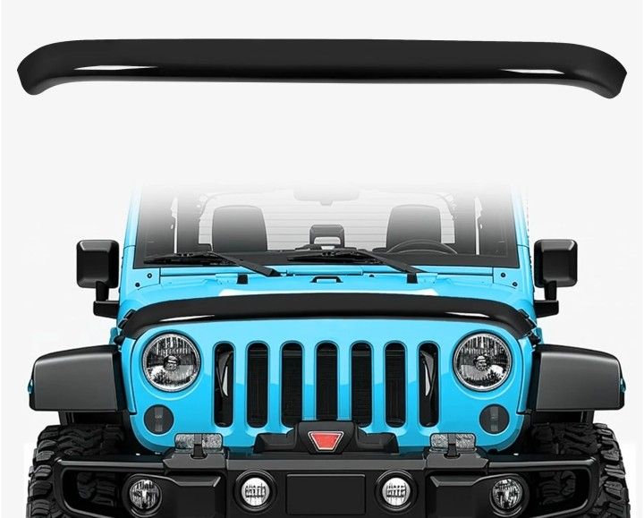 For Jeep Wrangler JK 07-18 Hood Shield Bug Deflector Guard High Profile Style

 