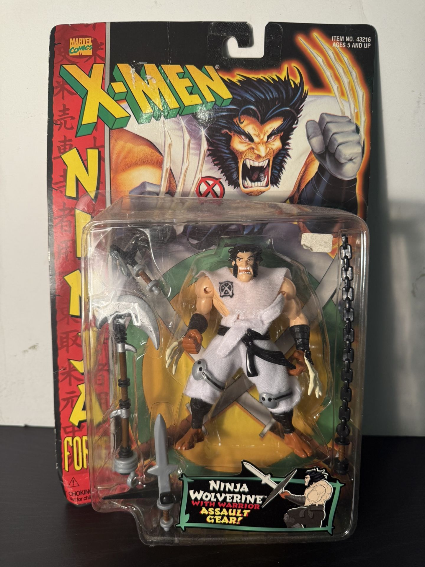 Marvel Comics Ninja Wolverine With Warrior Assault Gear.