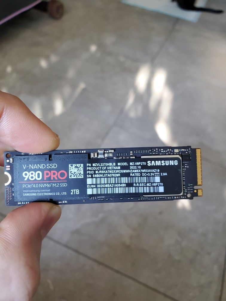 Samsung SSD 980 PRO 2TB