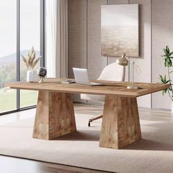 ❤️‍🔥 #b.  63-Inch Executive Desk, Large Office Computer Desk