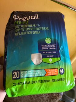 Prevail Per-Fit Daily Underwear Size Small 20 Count