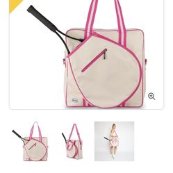 Ame & Lulu Hamptons Tennis Tour Bag (Pomegranate)