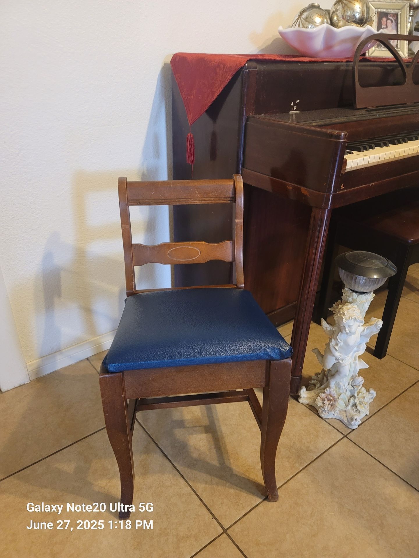 Antique Small Chair, Sewing Chair, Perfect Condition