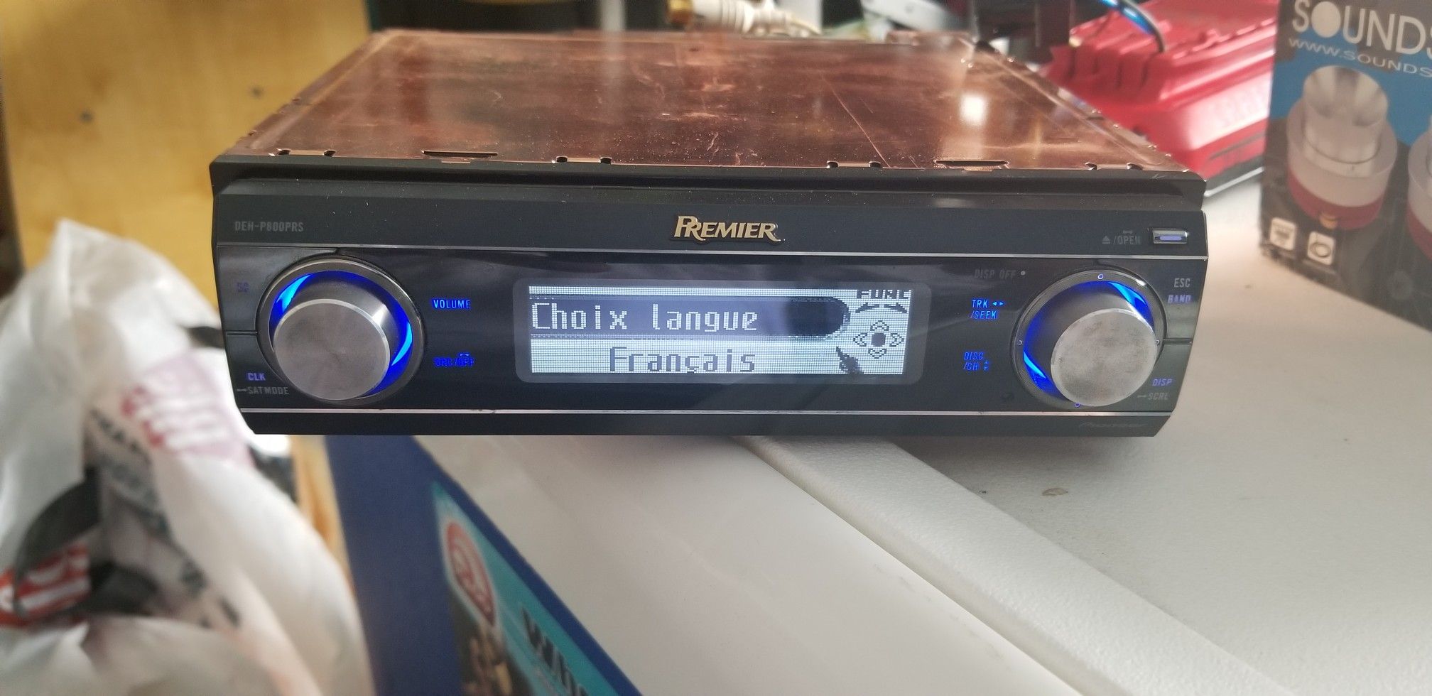 Pioneer DEH P800PRS Copper Chassis SQ radio
