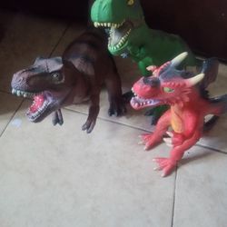 Dinosaur About A Foot Tall .. From Walmart 
