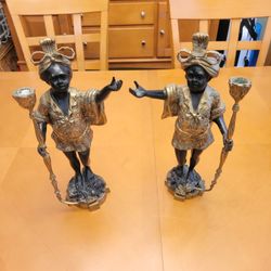 Pair Of Blackamoor Statues