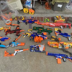 Nerf Lot Guns Blasters