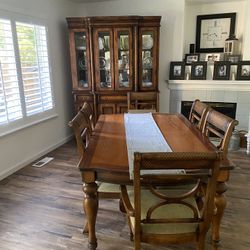 Matching China Hutch  And Table. 