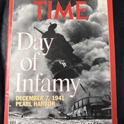 1991 TIME Magazine Pearl Harbor 50th Anniversary “Day of Infamy” WWII Issue