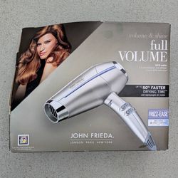 NEW John Frieda 1875W full volume ionic conditioning frizz-ease premium titanium ceramic hair dryer
