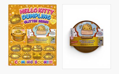 Mystery Glitter Hello Kitty Squishy Dumpling
