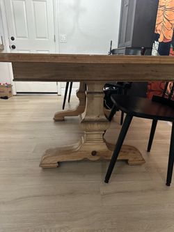 Solid wood Large Kitchen table