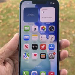 Unlocked  Apple iPhone 13 128GB Blue. 