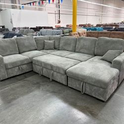 BRAND NEW CONVERTIBLE SECTIONAL SOFA SET $750