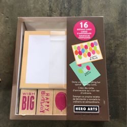 Birthday Card Stamping Craft Kit - Scrapbook 